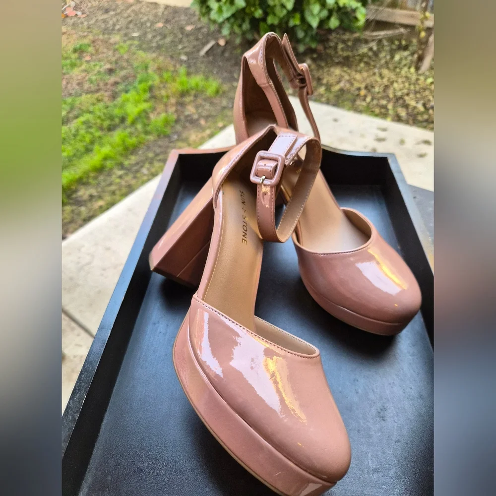 Sun + Stone Women's Pink Heels NEW